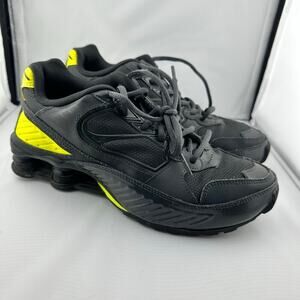 Nike Shox Enigma 9000 Women's Sz 8 Black Lemon Venom Running Shoes BQ9001-008